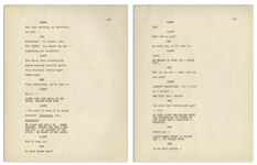 Moe Howard's 62pp. Script, Plus Run Down Page, for ''The Colgate Comedy Hour'' Airing 16 December 1951 -- Very Good Plus Condition